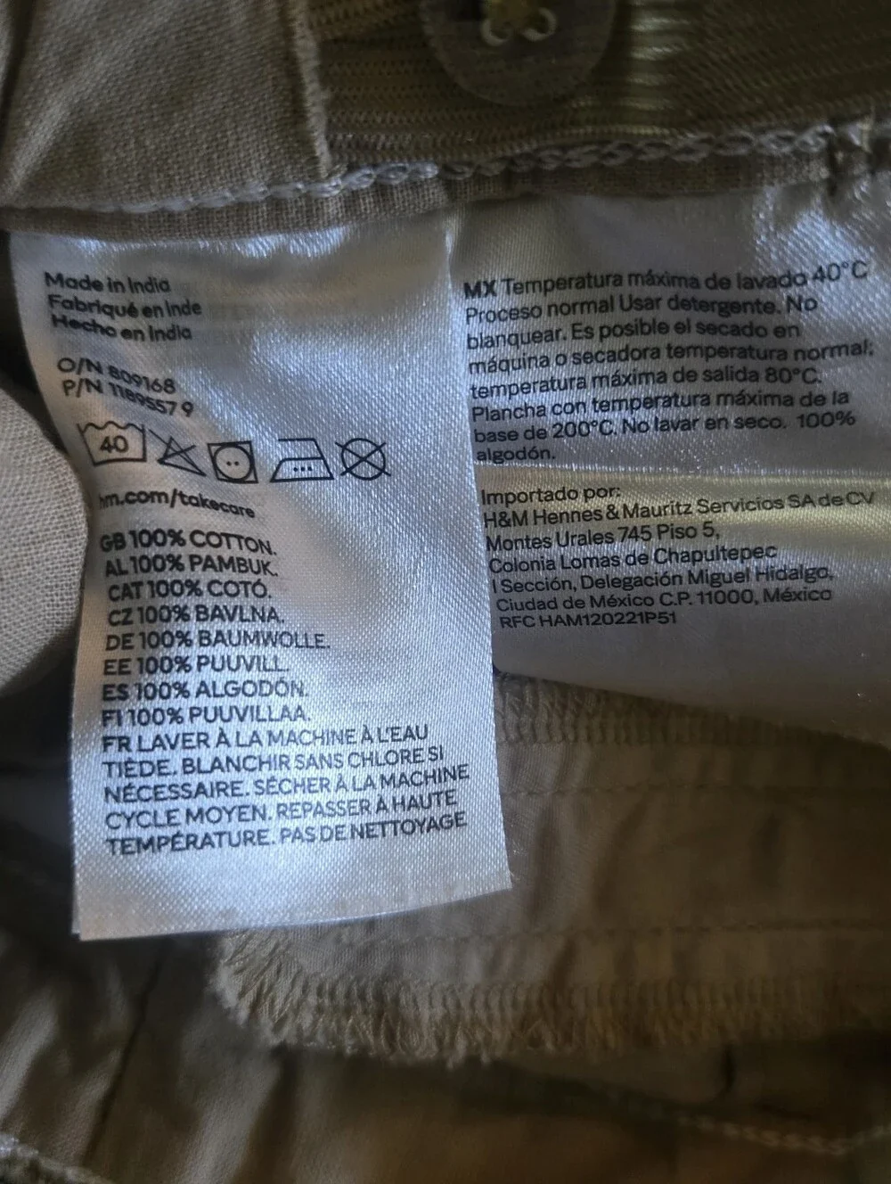 H&M classic straight